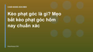 Read more about the article Kèo phạt góc là gì? Mẹo bắt kèo phạt góc hôm nay chuẩn xác