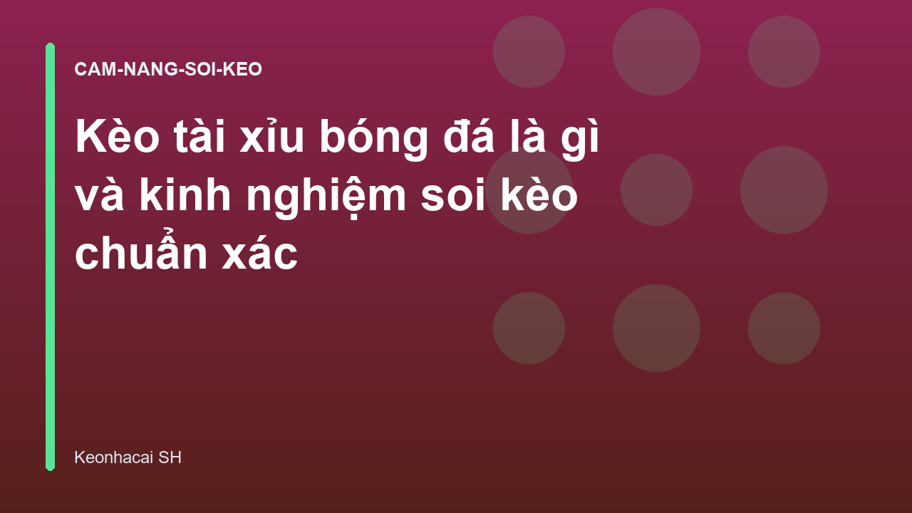 Read more about the article Kèo tài xỉu bóng đá là gì và kinh nghiệm soi kèo chuẩn xác