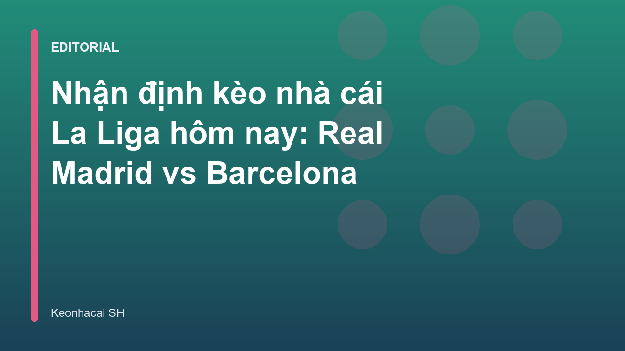 Real Madrid vs Barcelona El Clasico